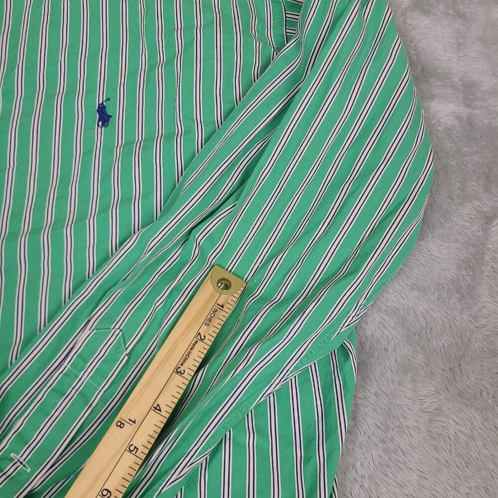 Polo Ralph Lauren Blake (Green & White) Long Sleeve‎ T-Shirt Large - Picture 4 of 10